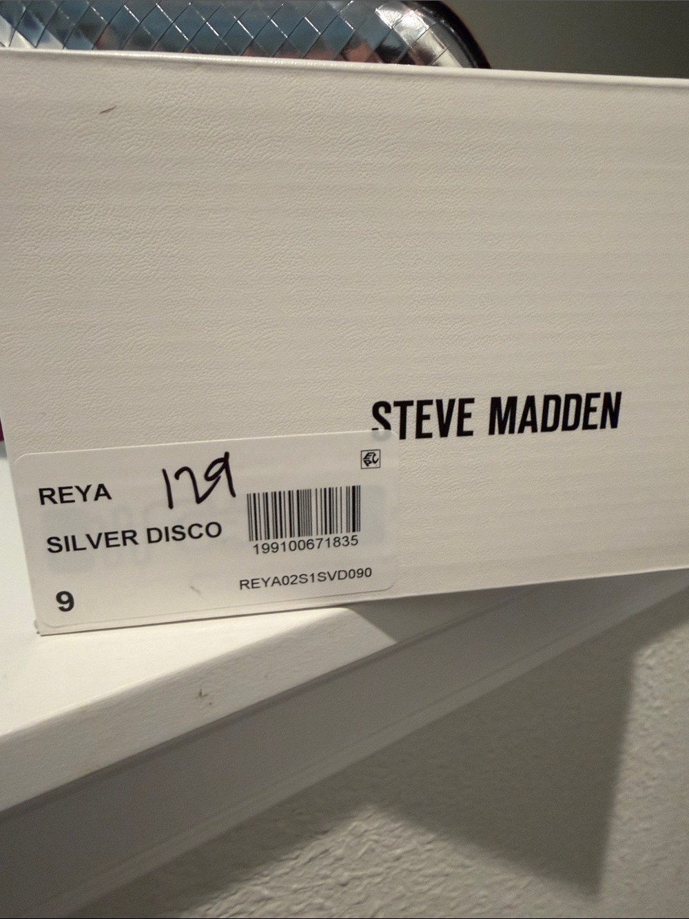 Steve Madden Silver Mosaic Pointed Stiletto Pumps - Picture 3 of 3